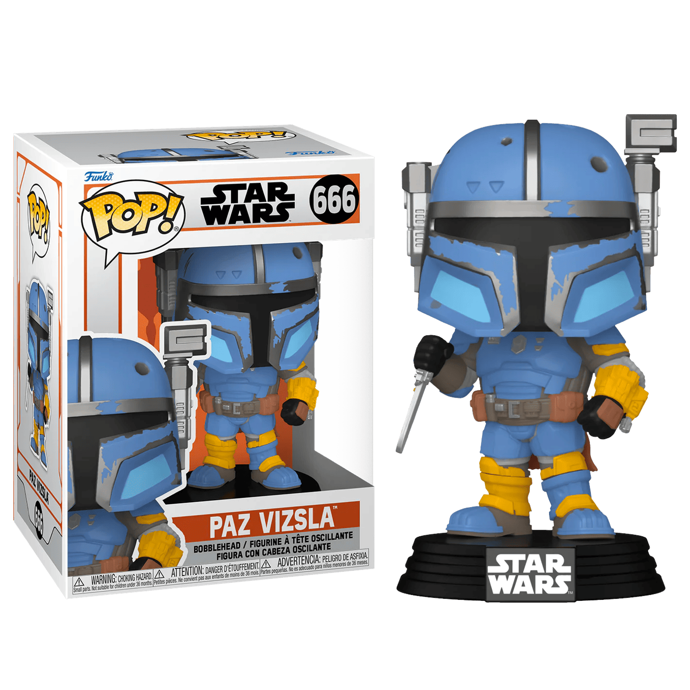 Фигурка Funko POP! Bobble Star Wars Mandalorian S9 Paz Vizsla (666) 76553