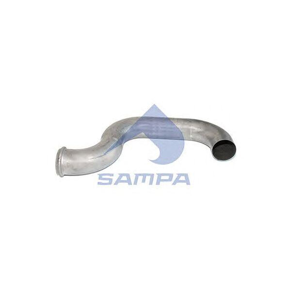 Труба глушителя выхлопная! 3-изг Volvo FH12/16 FM7/10/12 SAMPA арт. 031380