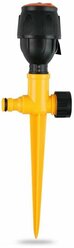 Разбрызгиватель для полива TH111-28 / Дождеватель для полива, цвет желтый / Автополив вращающийся