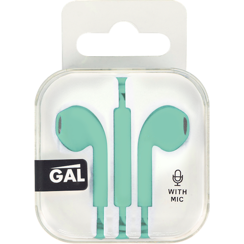 Наушники GAL с микрофоном бирюзовый Арт HM-060TI 579₽