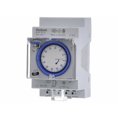 Аналоговый таймер 230 В переменного тока SYN 151 h Theben 1510011 4003468151006 33695₽