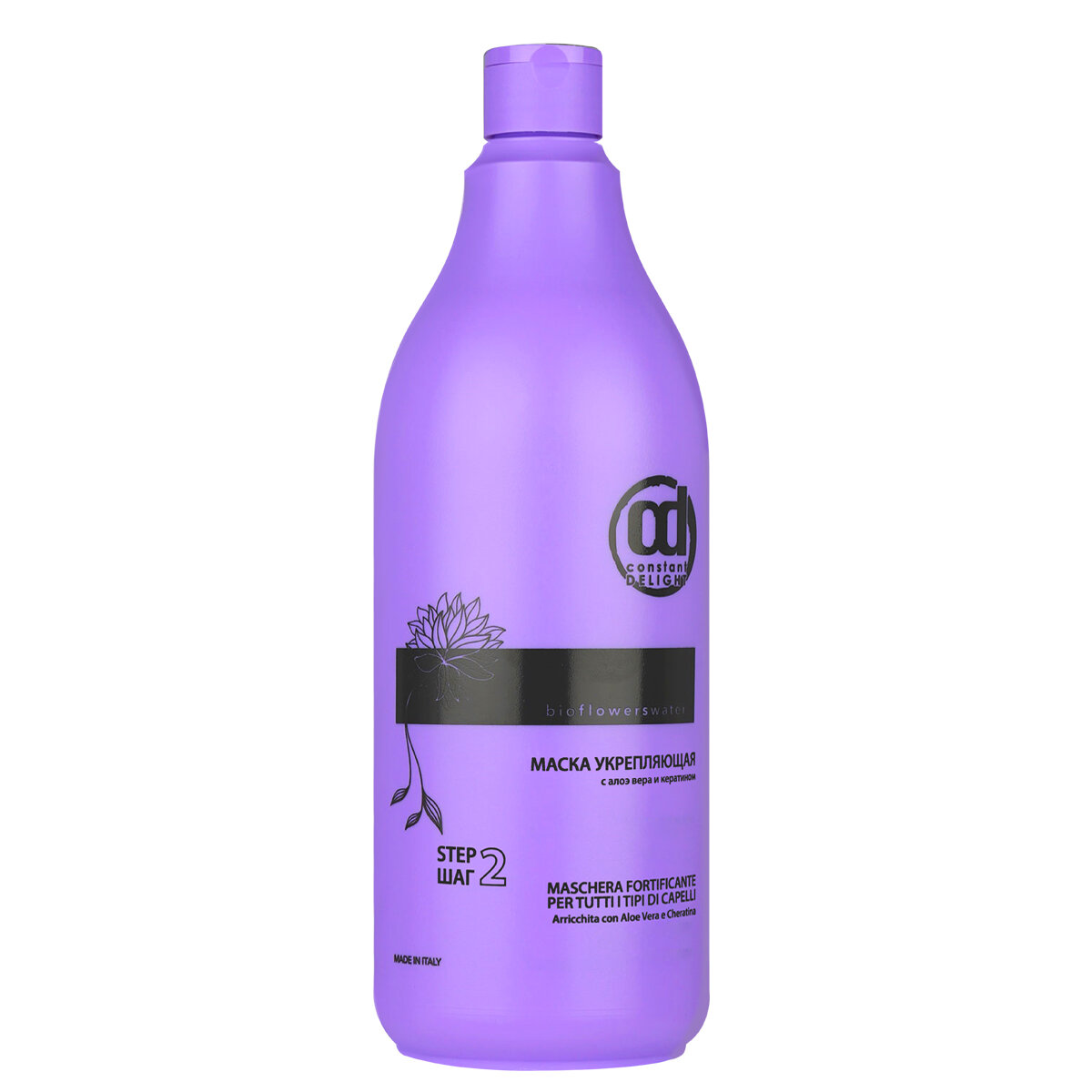 Constant Delight BIO FLOWERS WATER Маска укрепляющая для всех типов волос, 1000 мл, срок 11.26