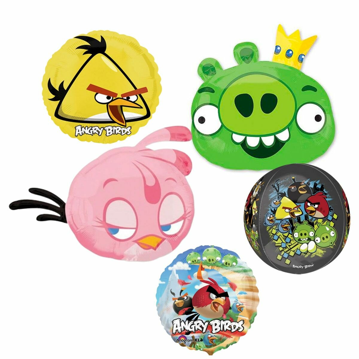 Энгри Бердс, Angry Birds шары воздушные для гелия