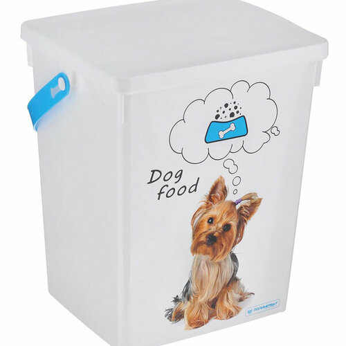 Контейнер для корма животных «Собаки» 5л контейнер для мусора turan soft anthracite 5л прямоугольный пластик серый
