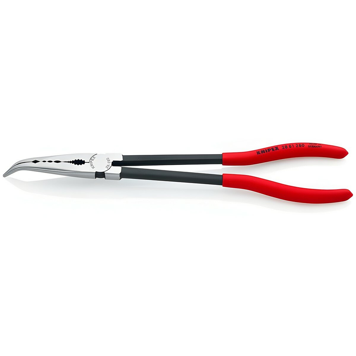 Длинногубцы изогнутые 280 мм KNIPEX KN-2881280