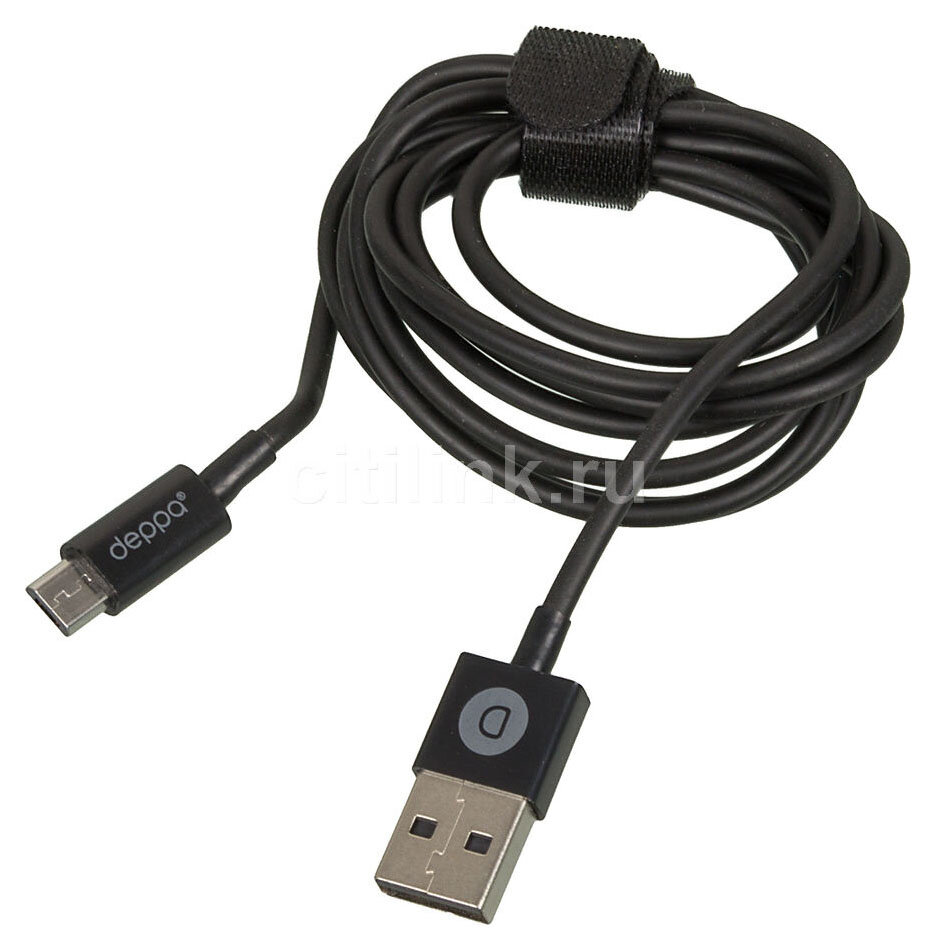 Кабель Deppa Дата-кабель usb — microusb /1.2м/ 72103 (319-199) - фото №19