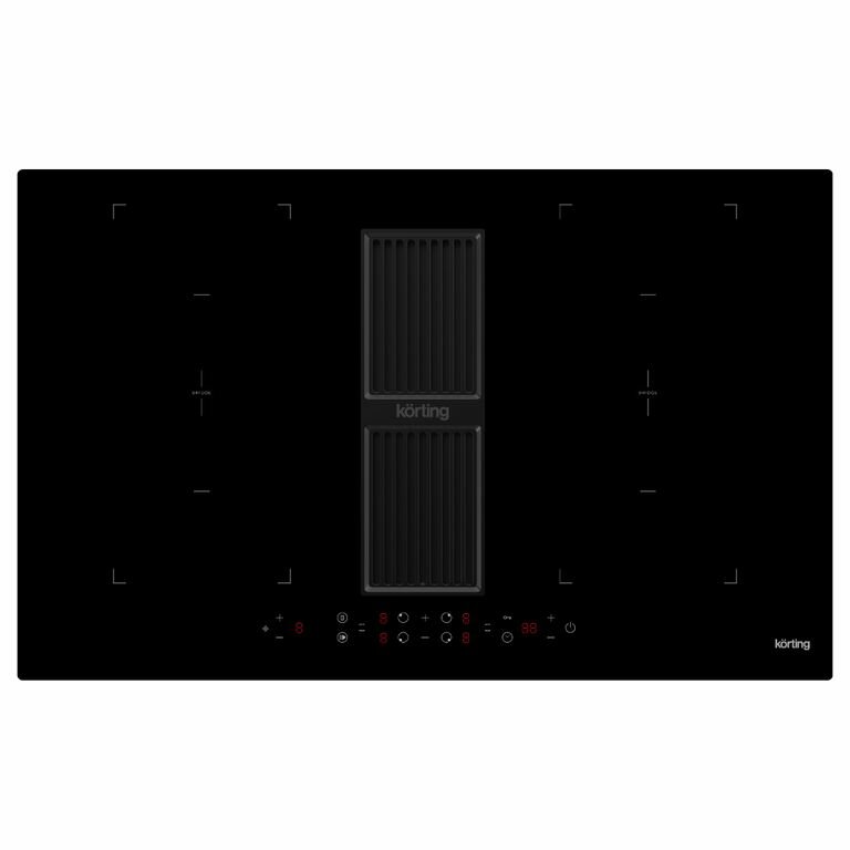 Индукционная варочная панель с интегрированной вытяжкой Korting HIBH 84980 NB