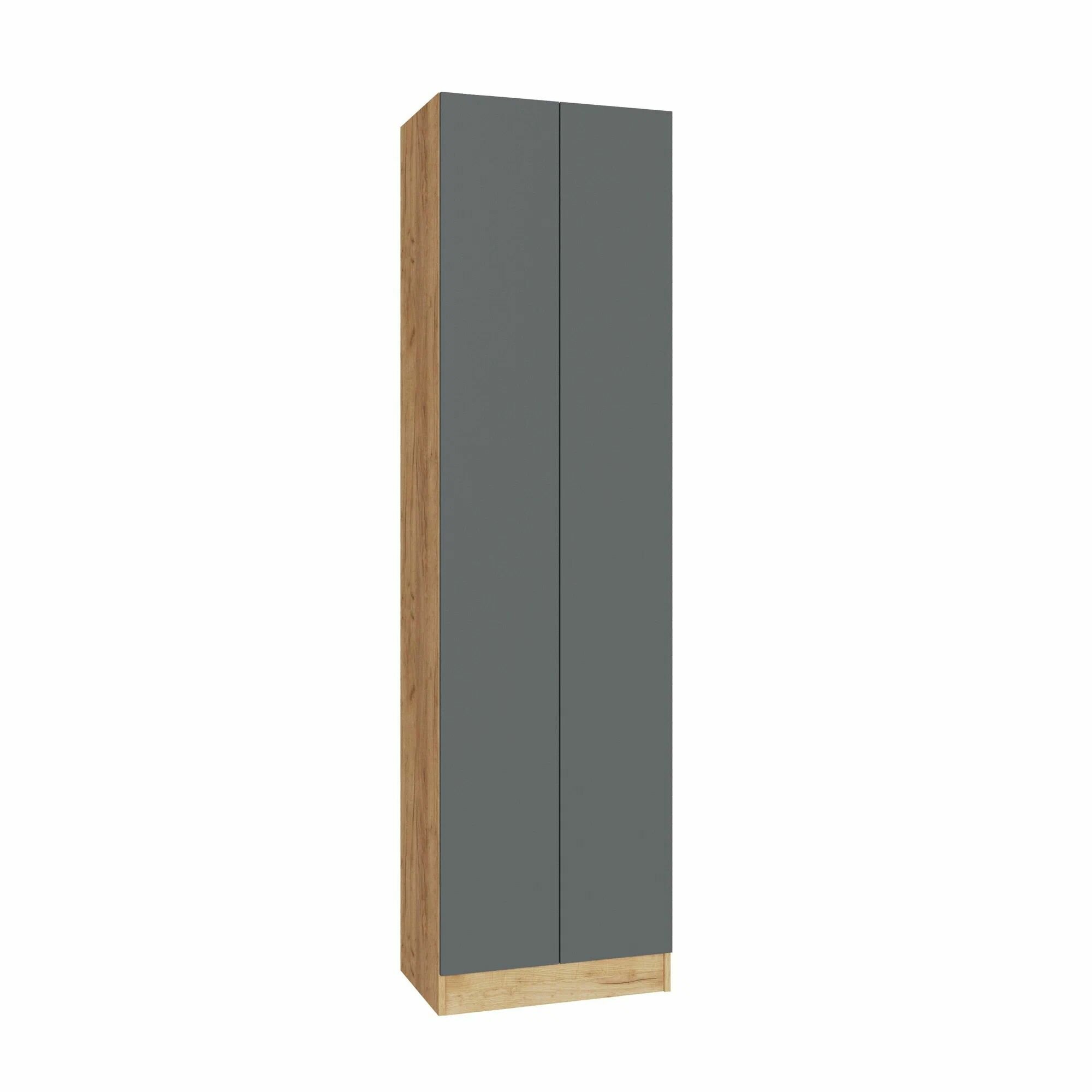фото Шкаф платяной "Руэлла " Дуб крафт золотой / Графит серый