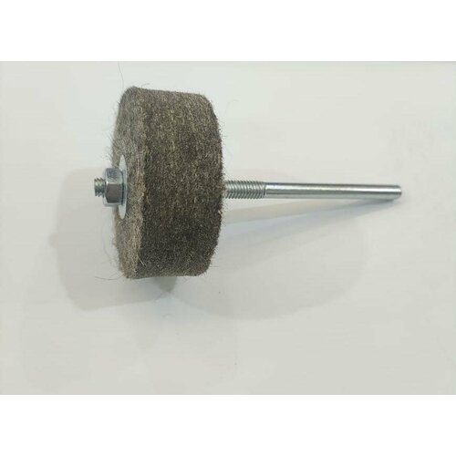 Насадка полировальнаявойлочная 50х20мм с держателемдля дрелишуруповерта 410₽