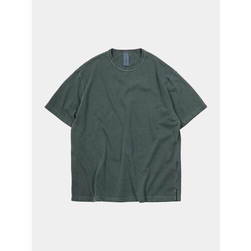 фото Футболка frizmworks og pigment dyeing half, 1 шт., размер xl, dark green