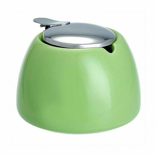 Сахарница Rosario Ф19-060E керамическая с крышкой 450мл салатовая 499₽