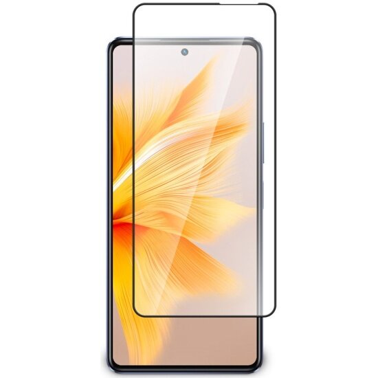 Защитное стекло Borasco для Infinix GT 10 Pro, черная рамка