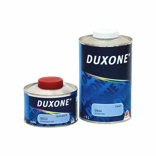 Лак автомобильный Duxone DX44 быстросохнущий 1 л. с активатором 0,25 л.