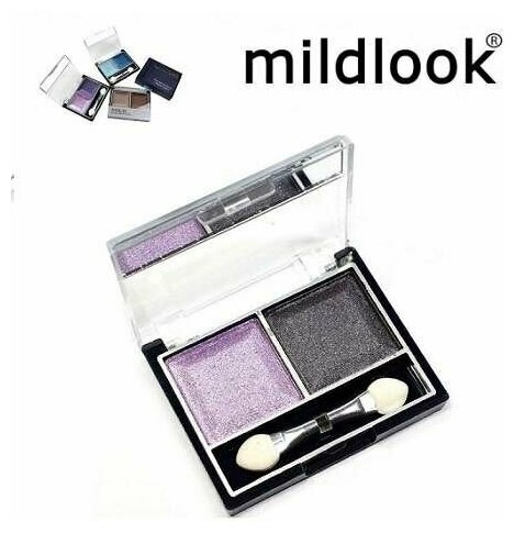 MildLook Тени для век 2 цвета оттенок18, с аппликатором, 1 шт. — фото 1
