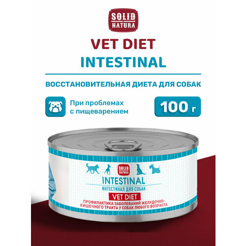 Влажный корм для собак Solid Natura VET Intestinal при проблемах с пищеварением 100 г