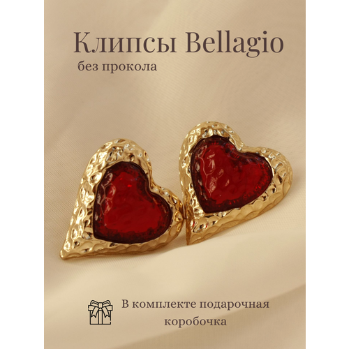 фото Серьги клипсы dolce far niente, золотой