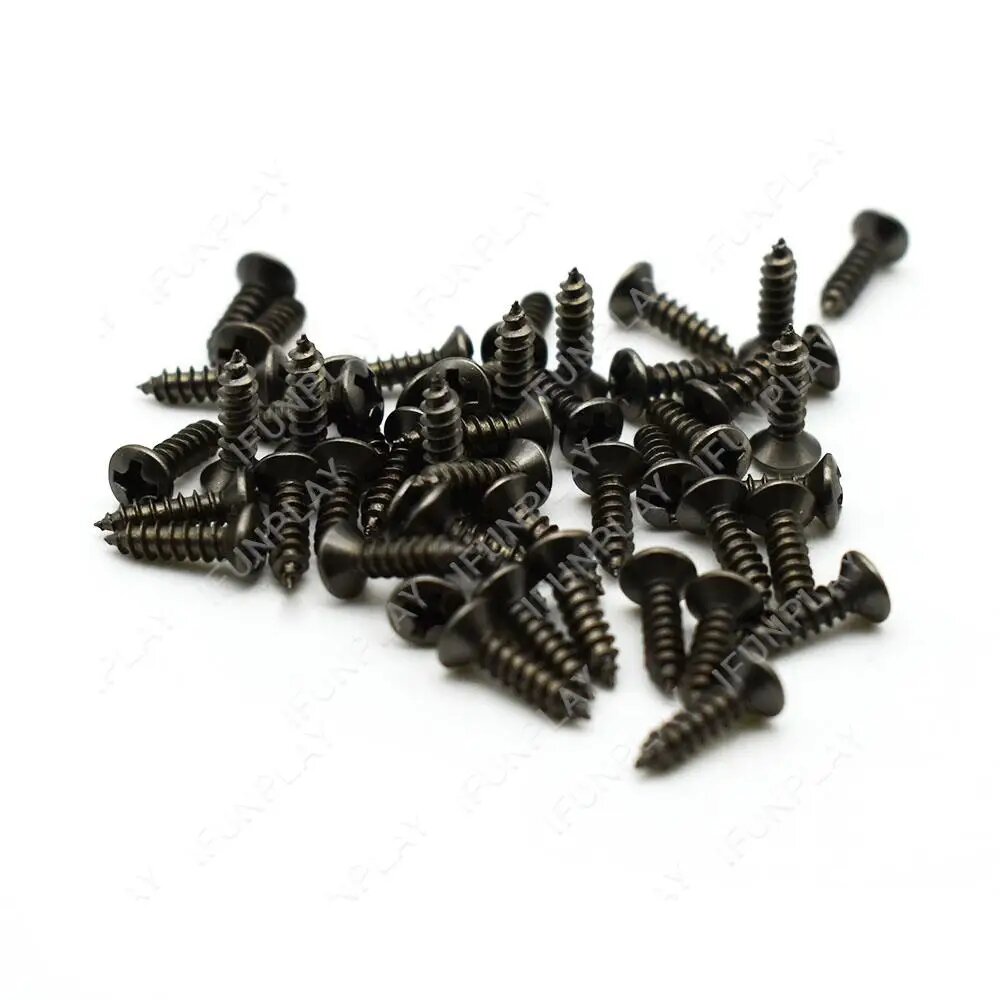 Винты для гитары IFUNPLAY 100 шт, 3x12MM Gun