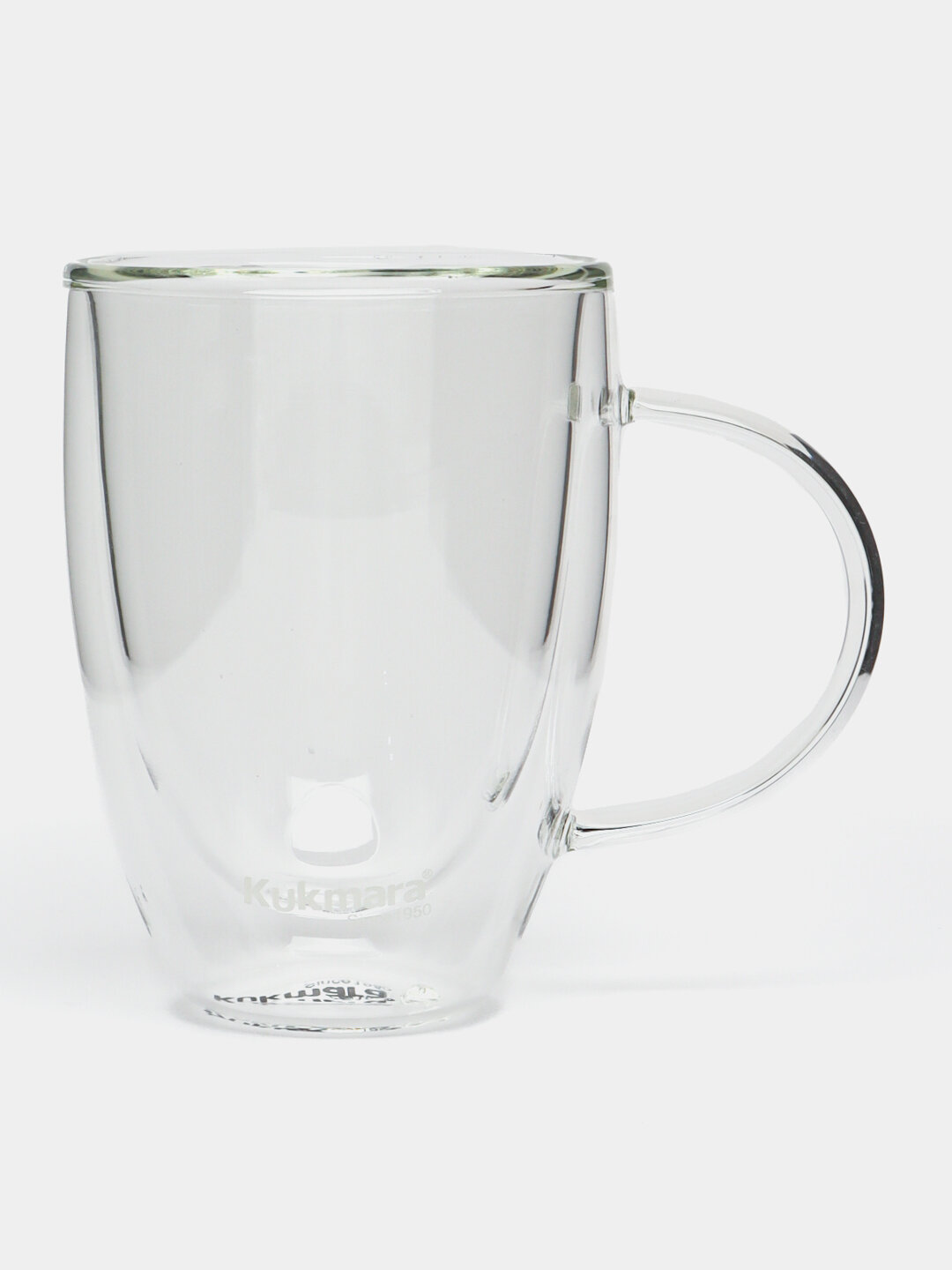 Стеклянная кружка Kukmara с двойным дном, термостойкая, для чая и кофе — фото 1