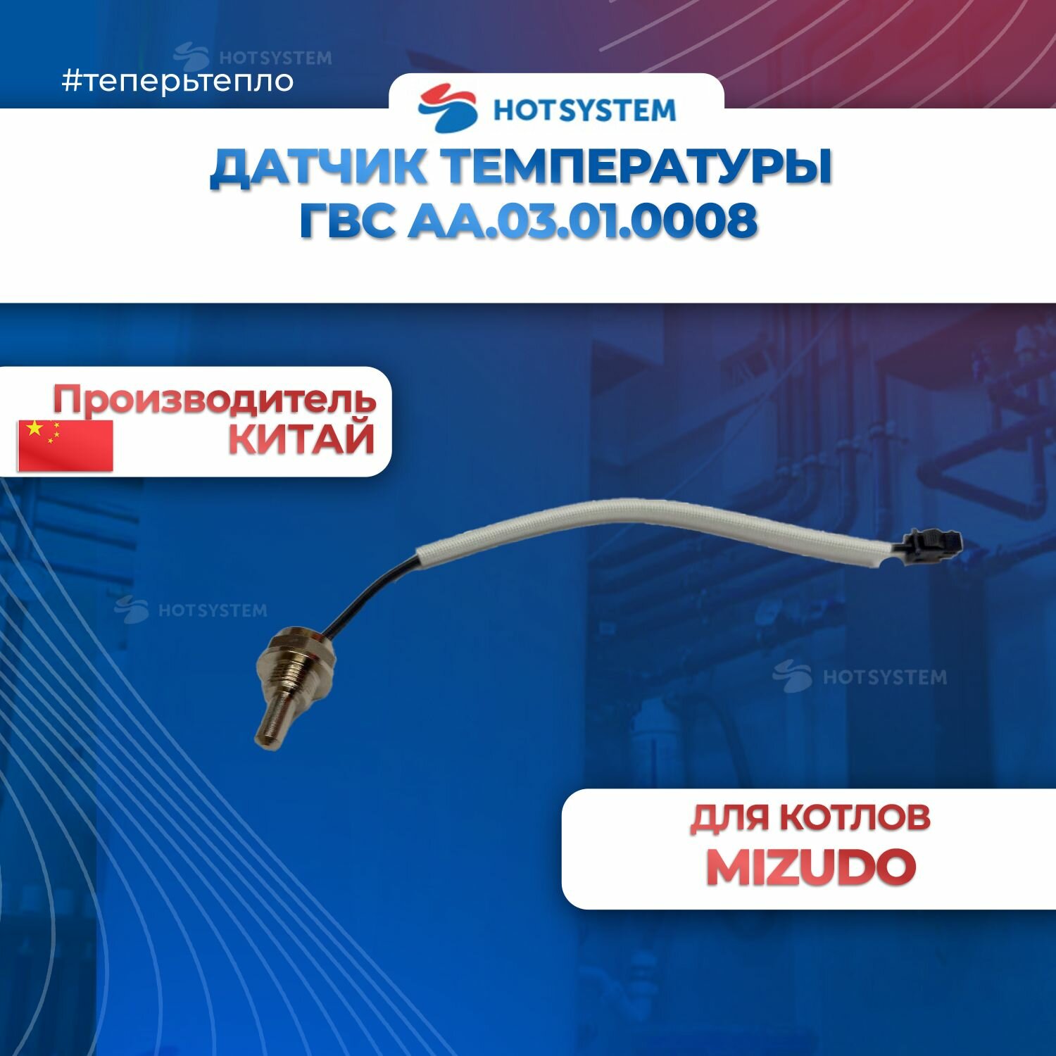 AA.03.01.0008 Датчик температуры ГВС MIZUDO /Termica — фото 1