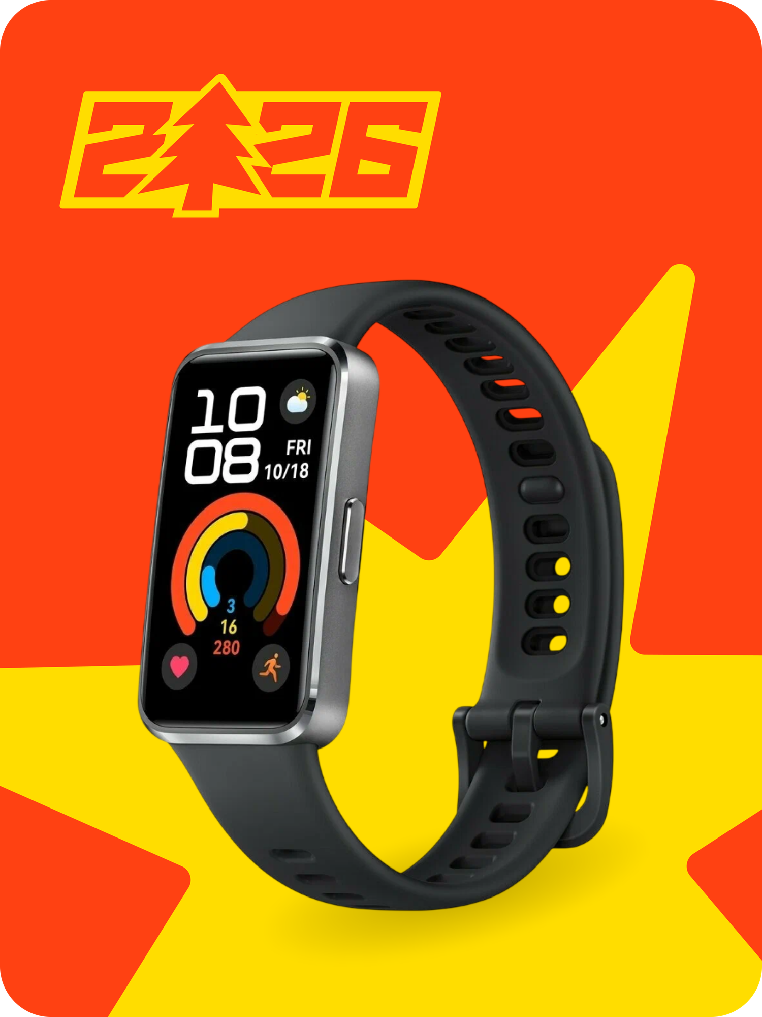 Huawei Band 10 Матовый черный – современный фитнес-браслет для здорового образа жизни