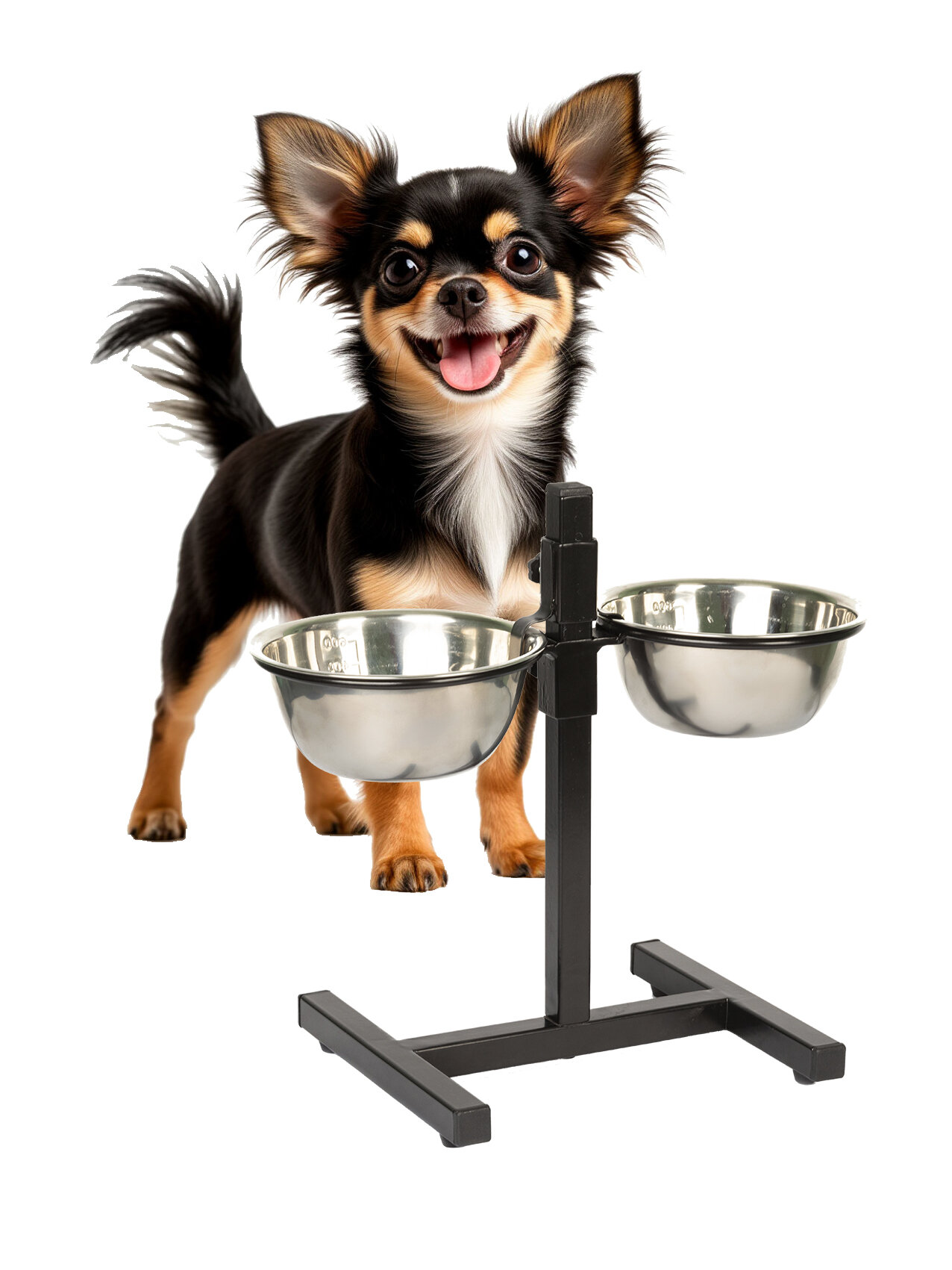 Подставка для мисок, разборная, для 2 мисок по 0,6 литра, INFILD — фото 1