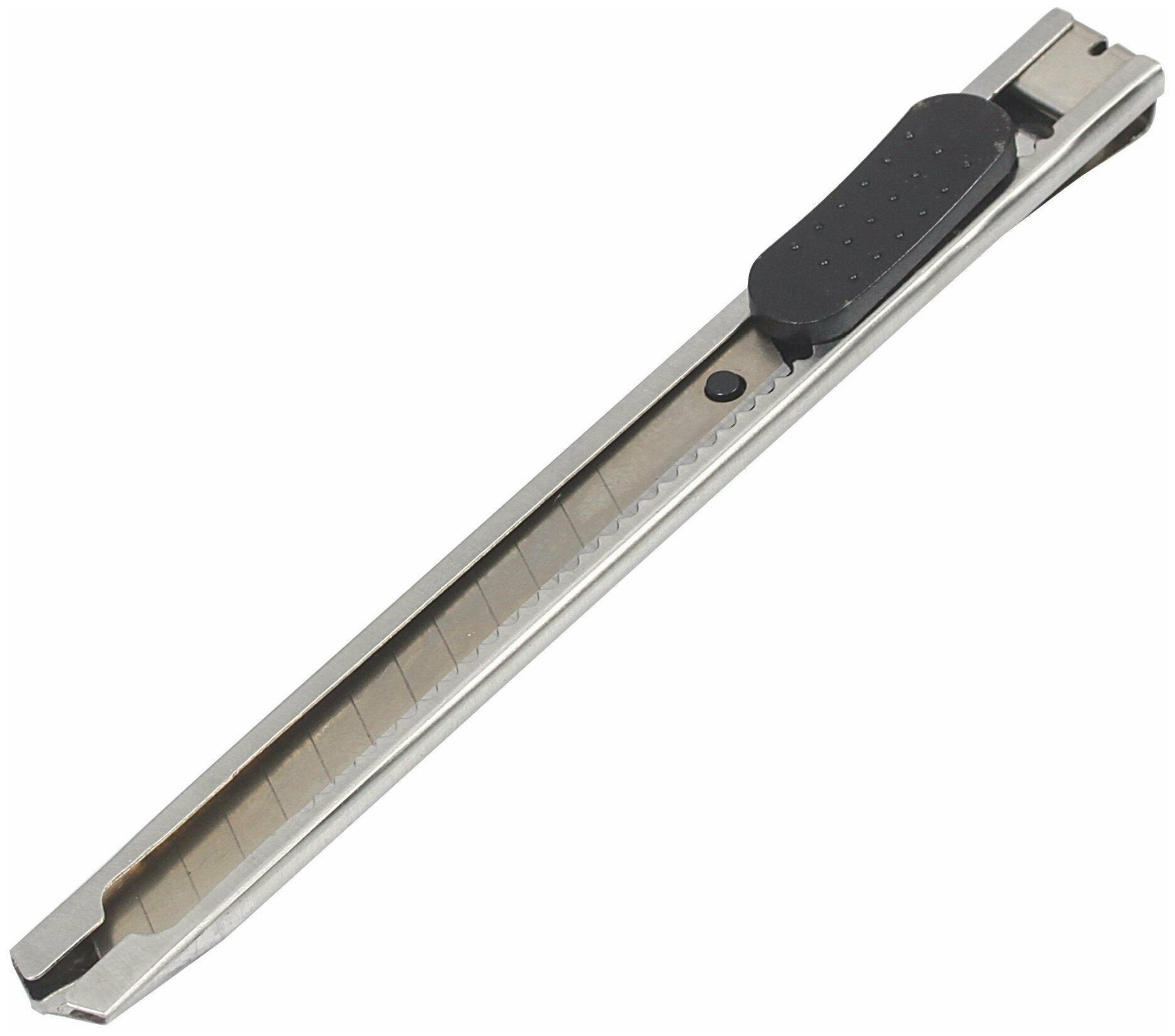 Нож с выдвижным сменным лезвием металл 9мм ATAY002