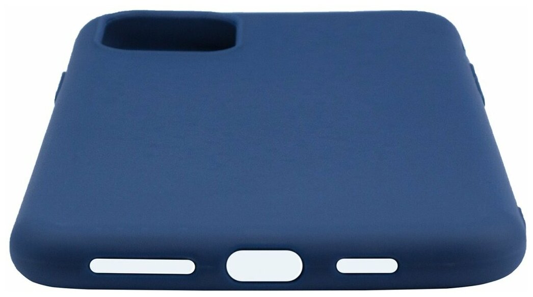 Чехол защитный TPU LuxCase для Apple iPhone 11 Pro Max, Синий, 1,1 мм - фото №3
