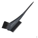 Кисточка для окраски волос Solinberg с расчёской, чёрная - изображение