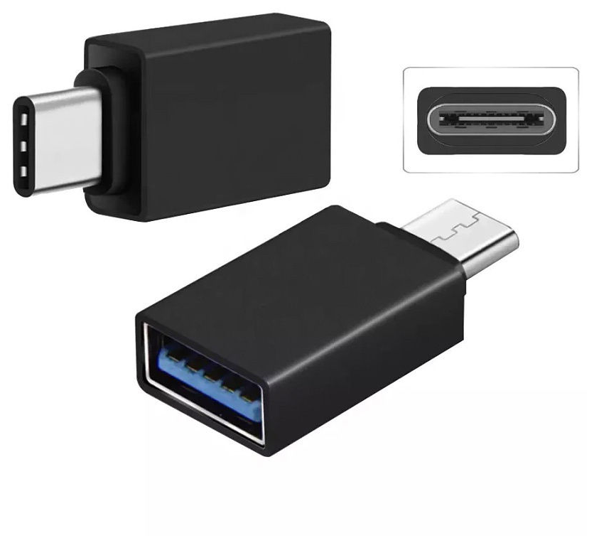 Переходник Type c папа на OTG USB 3.0 / андроид / для флешки / USB type-c / адаптер / для MacBook