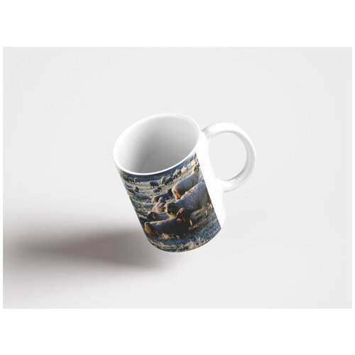 фото Кружка "зима, овец, холодный" 320 мл lotsprints