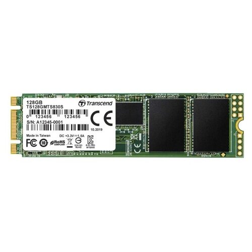 transcend твердотельный накопитель ssd transcend 128gb m 2 2242 sata3 b m key mlc Жесткий диск SSD Transcend 128GB 830S (TS128GMTS830S)