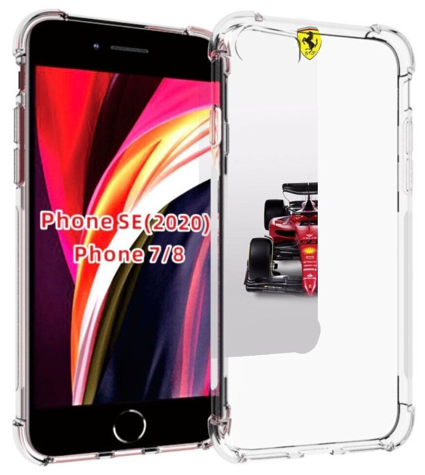 Чехол MyPads формула 1 феррари для iPhone 7 4.7 / iPhone 8 / iPhone SE 2 (2020) / Apple iPhone SE3 2022 задняя-панель-накладка-бампер
