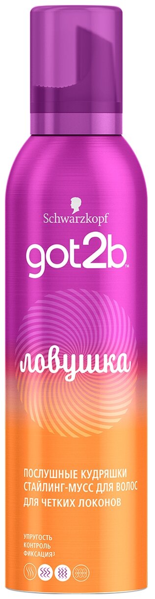 Got2b стайлинг-мусс Ловушка, 250 мл, 200 г