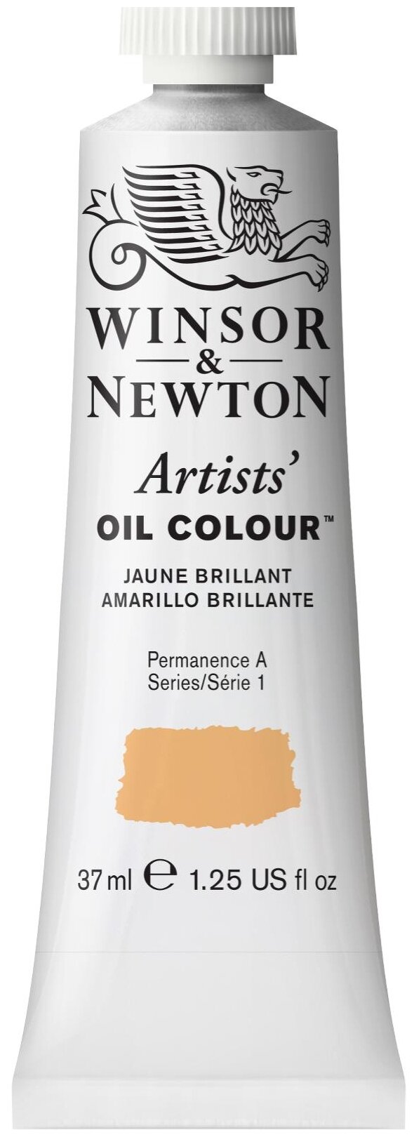 Winsor&Newton Масляная краска Artists', бриллиантовый желтый 37мл