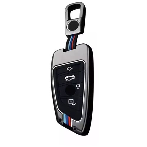 фото Чехол для ключа автомобиля bmw g серии 3 кнопки grey daspart