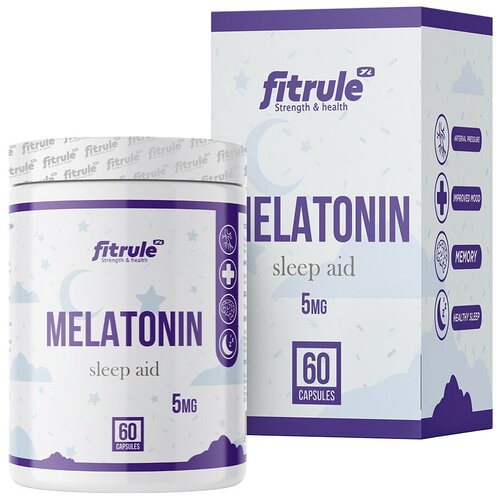 Мелатонин Fitrule 5 mg 60 капсул