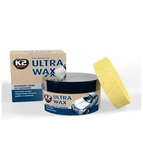 Твердый воск для кузова с карнаубой набор K2 ULTRA WAX, 250мл