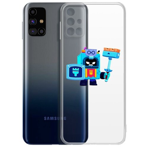 фото Чехол-накладка clear case brawl stars-эш для samsung galaxy m31s (m317) krutoff group