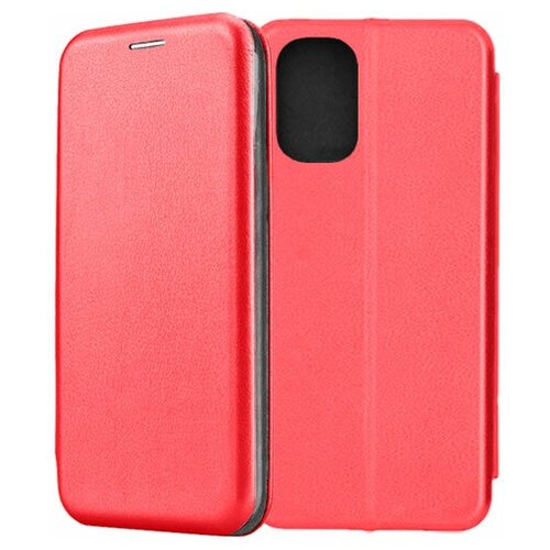 Чехол-книжка Fashion Case для Xiaomi Redmi Note 10 / Note 10S красный чехол книжка на xiaomi redmi note 10 note 10s poco m5s сяоми редми ноут 10 ноут 10с поко м5с с 3d принтом shut down w черный