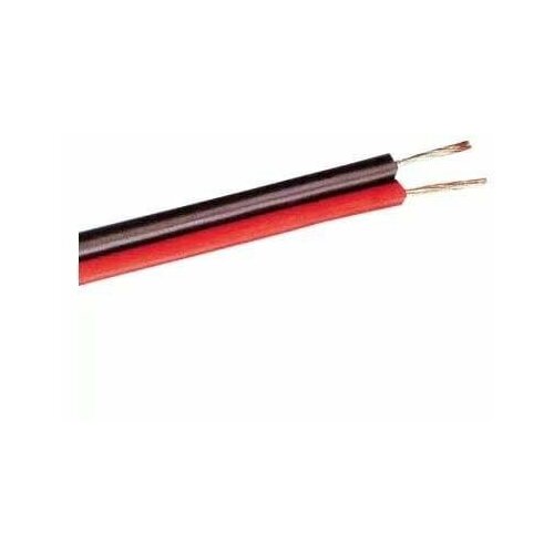 Кабель Stereo 2х0.75 Red/Black бухта PROCONNECT 01-6104-6 (упак.100 м.) кабель акустический rexant швпм 2х0 75 мм² красно черный 10 м 01 6104 3 10