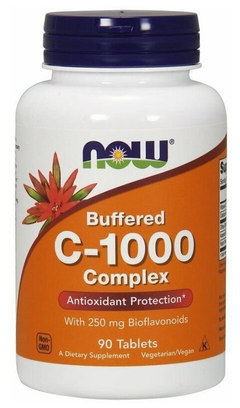 Таблетки NOW Buffered C-1000 Complex