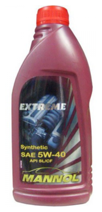 Масло моторное Mannol (sct) extreme 5w40 (1л) Синтетика Sl/cf .