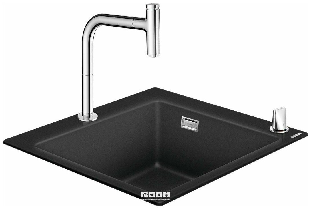 Кухонная мойка с встроенным смесителем Hansgrohe C51-F450-06 56x51 43217000