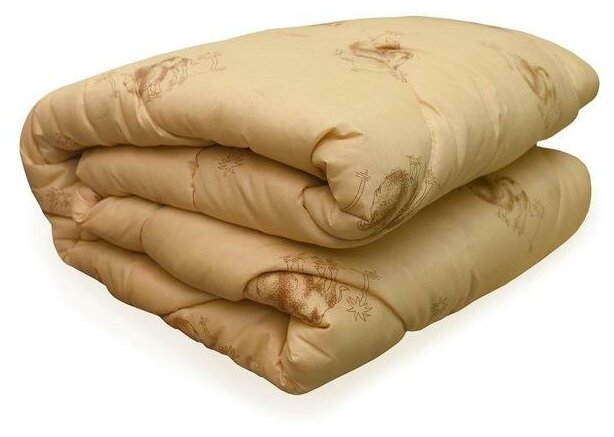 Одеяло Верблюд зимнее 172х205 см, микс полиэфирное волокно, п/э 100% - фотография № 6