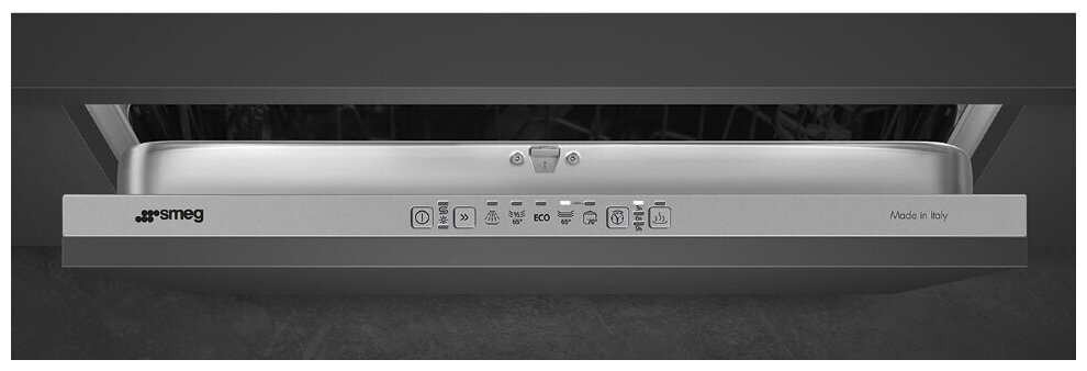 Встраиваемые посудомоечные машины SMEG/ Полностью встраиваемая посудомоечная машина, 60 см, Загрузка 13 комплектов посуды, 5 программ, 1/2 загрузка - фотография № 5