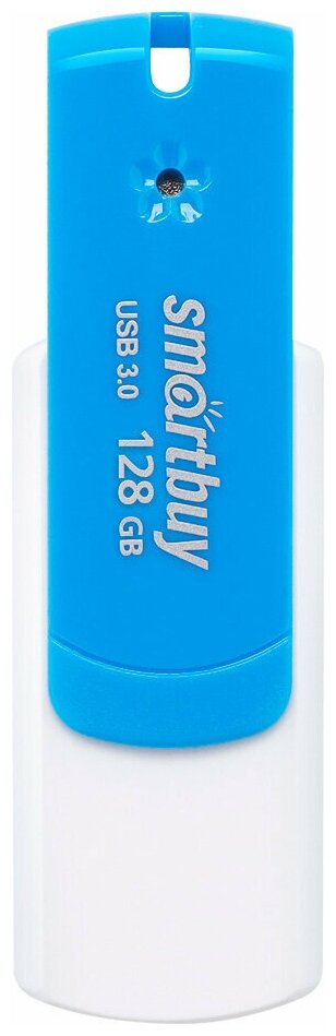Флешка SmartBuy Diamond USB 3.0 128 ГБ, 1 шт., голубой