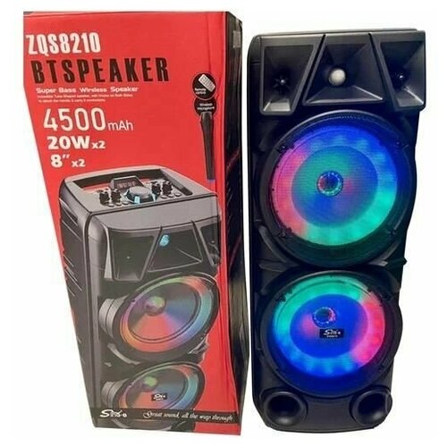 Музыкальная колонка ZQS 8210 Bluetooth подключение 660000₽