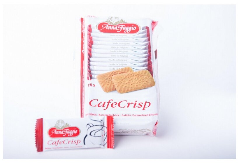 ANNA FAGGIO/ Печенье CafeCrisp карамельное, 25 шт/уп., 150 г - фотография № 4