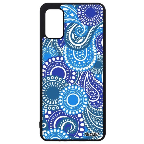 фото Красивый чехол для мобильного // samsung galaxy a41 // "кружевной узор" цветы стиль, utaupia, голубой