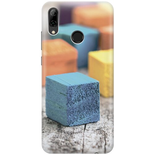 фото Силиконовый чехол на huawei p smart (2019) / honor 10 lite / хуавей п смарт (2019) / хонор 10 лайт с принтом "разноцветные бруски gosso